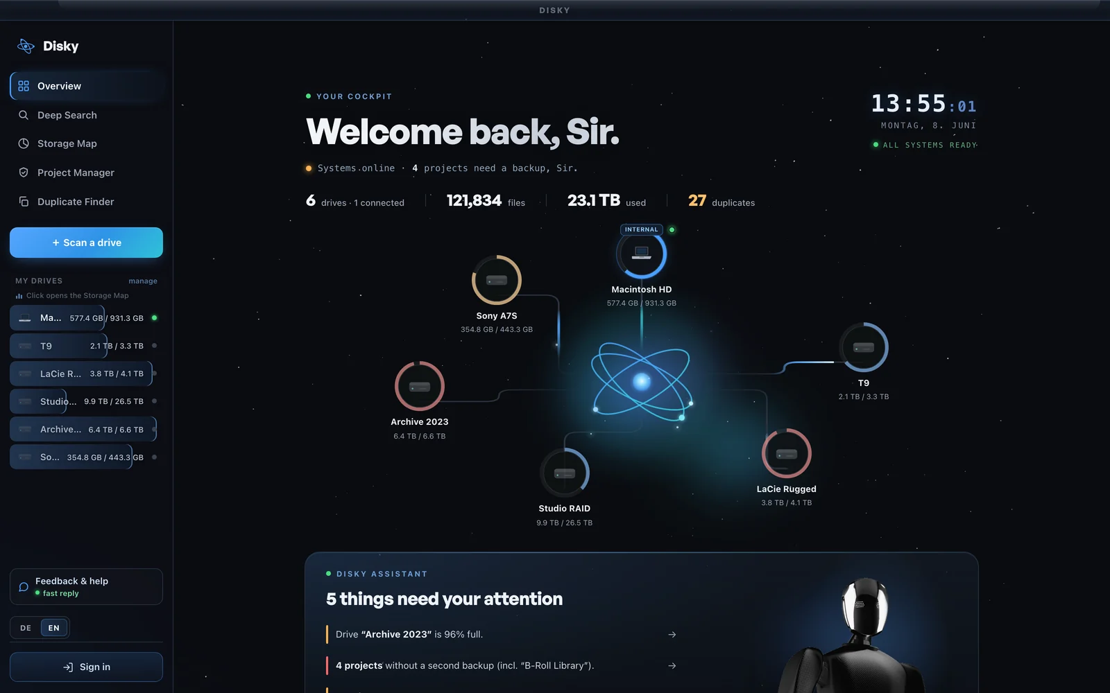 Disky — overview